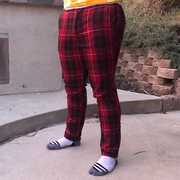 PacSun | Pants | Pacsun Red Plaid Pants 